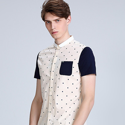 新风尚！马克华菲短袖衬衫7152312062