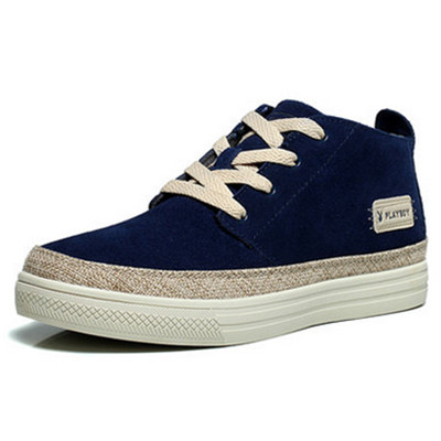 休闲百搭！花花公子真皮板鞋DS65089