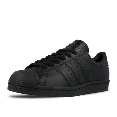 全黑休閑！Adidas superstar 80S 男子休閑板鞋