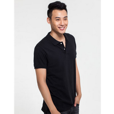 新风尚！Old Navy男装短袖纯色全棉Polo衫939349-4