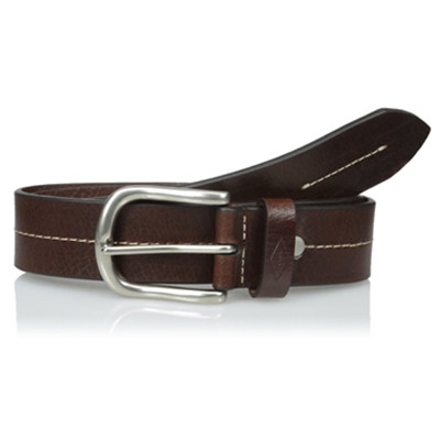 休闲大方！Fossil Cullen 男士真皮皮带