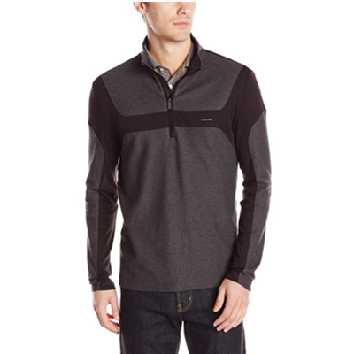 好价！Calvin Klein Long Sleeve Q-Zip 男士休闲外套