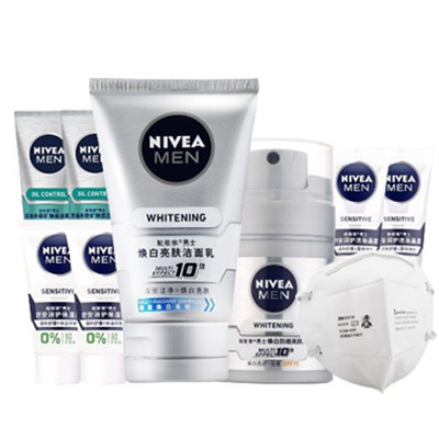 价格不错！NIVEA妮维雅男士焕白亮肤套装