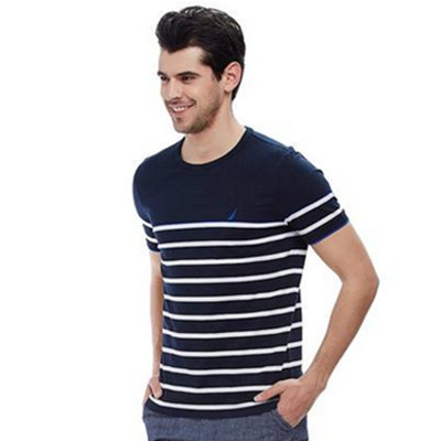 新风尚！NAUTICA诺帝卡男装ELC圆领短袖T恤VC61026
