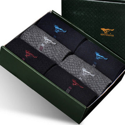 白菜价！七匹狼男士袜子6双装