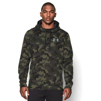军绿迷彩！Under Armour 安德玛UA Rival运动套头衫