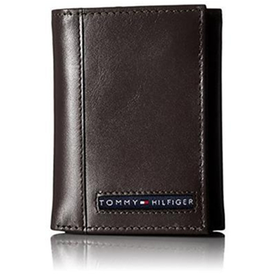 三折款式！TOMMY HILFIGER Cambridge 男款三折钱包