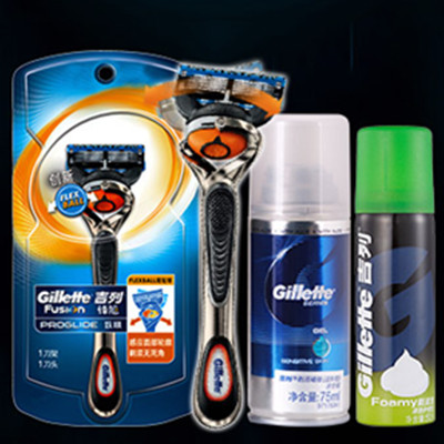 超值组合！吉列手动剃须刀锋隐致顺简装
