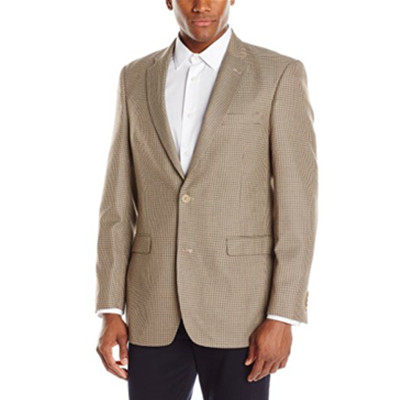 经典款式！Tommy Hilfiger Houndstooth男士西装外套
