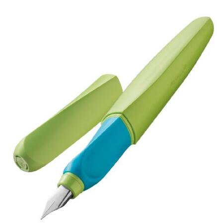 德国进口！百利金 Twist P457 学生扭转钢笔 莱姆色