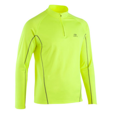 运动舒适！迪卡侬运动衫长袖T恤跑步服