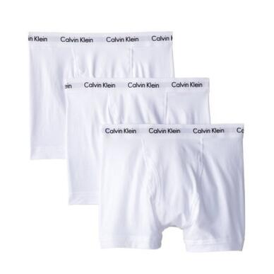 柔软纯棉！Calvin Klein3条装平角内裤 NU2665