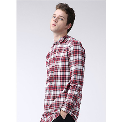 季末狂欢！5cm男子格纹衬衫5CXSTB8122F55