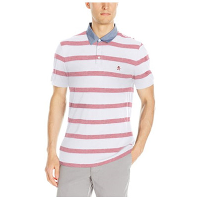 简约大方！企鹅Original Penguin Jacquard 男Polo衫