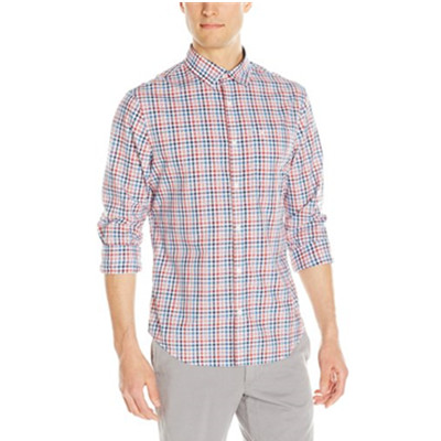 多色格纹！企鹅Original Penguin P55 Plaid男士长袖衬衫