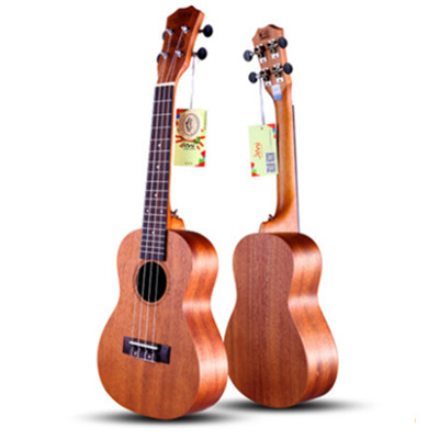 轻松入门！吉米尤克里里23寸全桃花芯木小吉他