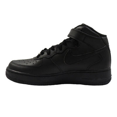 酷黑！Nike Air Force 1 Mid GS女子休閑板鞋