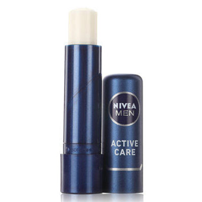 深层滋润！NIVEA妮维雅男士滋润持久润唇膏4.8g