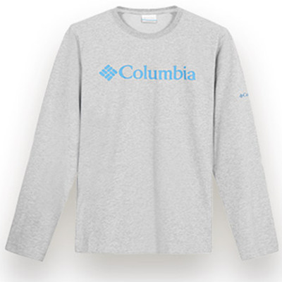 新品特价！Columbia哥伦比亚圆领logo舒适长袖T恤PM1816