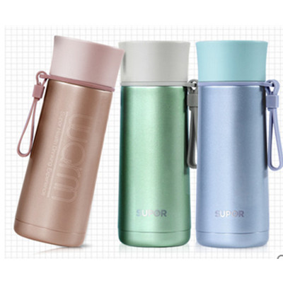 保热保冷！苏泊尔不锈钢便携保温杯KC35AD4