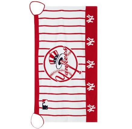 手感柔和！MLB 美职棒洋基队多功能浴巾 183966