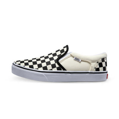 棋盘花纹！Vans范斯男款帆布鞋VN000SEQIPD