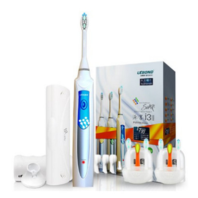 家庭装！力博得Ilife系列I3声波电动牙刷(和谐蓝 含6支刷头)