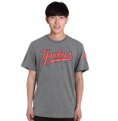 百搭之王！MLB 美职棒 男式 沙滩短袖T恤 A4066