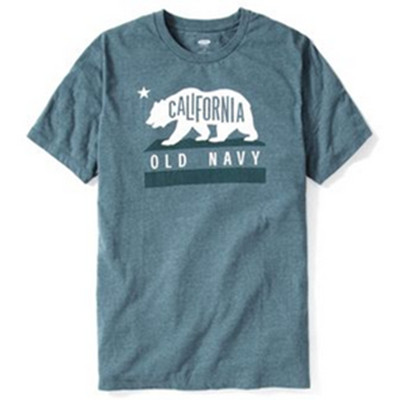 价格不错！Old Navy男装休闲风徽标印花短袖T恤290945