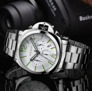 表盘清新！MEGIR 美格尔 石英男士手表 ME022