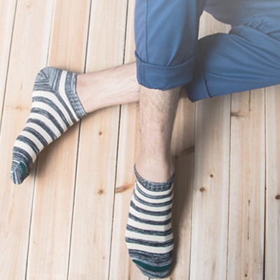 日系风格！jamgarden男士短袜3双