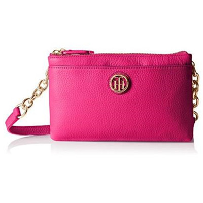 小巧精致！​Tommy Hilfiger Double Zip女士单肩斜挎包
