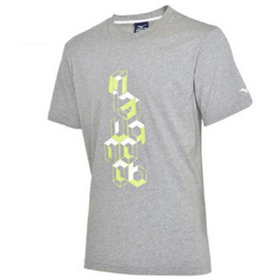 运动休闲！Mizuno美津浓圆领短袖运动T恤K2CA6013