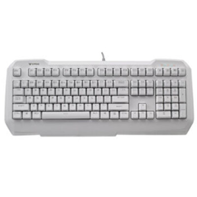 全网好价！Rapoo雷柏V700机械游戏键盘（白色黄轴）