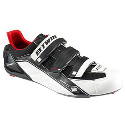 专业骑行！迪卡侬G BTWIN公路车锁鞋