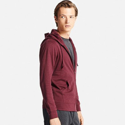 秋季必备！优衣库 轻型拉链连帽开衫172365