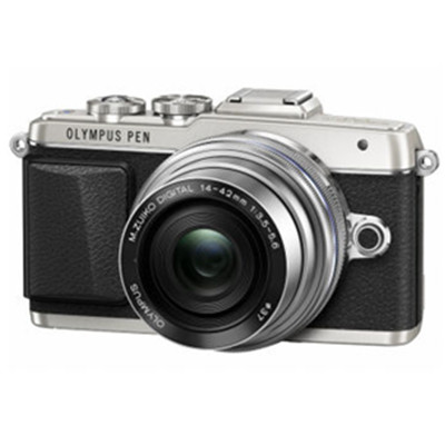 复古造型！OLYMPUS奥林巴斯E-PL7-1442-EZ微单电电动饼干镜头套机