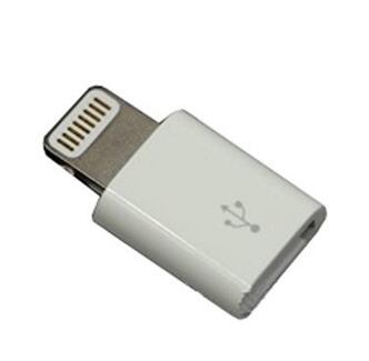 方便外出！爱维杰龙 原装micro USB转苹果5转接头