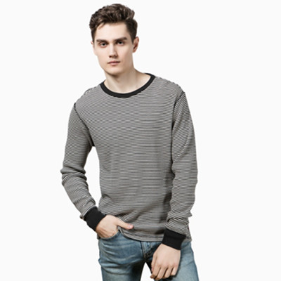 聚星节！Levi's李维斯男士蓝色圆领长袖T恤19349-0005