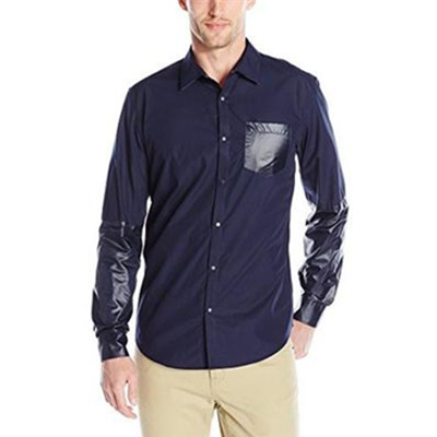 小降！Calvin Klein Nylon Block 男士拼色衬衫