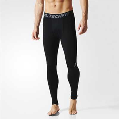 速干排汗！阿迪达斯CLIMALITE TECHFIT健身紧身长裤AI3370