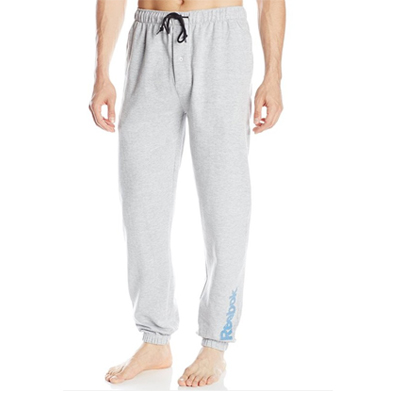 便宜！Reebok 锐步 Fleece Lounge Pant 男士收腿运动裤