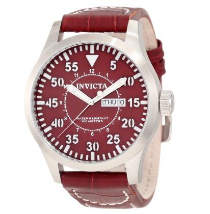 醒目红色！INVICTA Specialty系列 石英 男表 11187