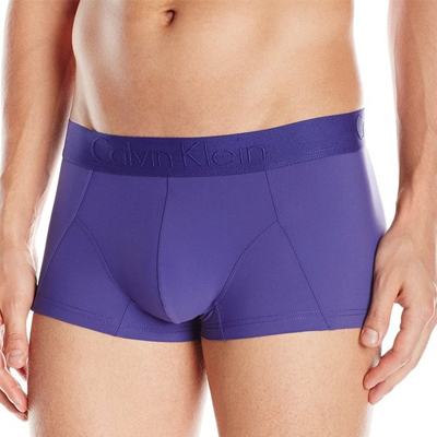 好价！Calvin Klein卡尔文 Micro Low 男士纯色平角内裤