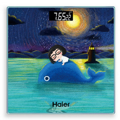 纤薄设计！Haier海尔电子秤TZC01-00