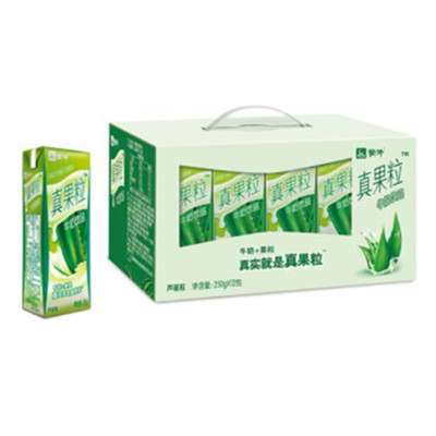 近期好价！蒙牛 真果粒牛奶饮品 250g*12 礼盒装
