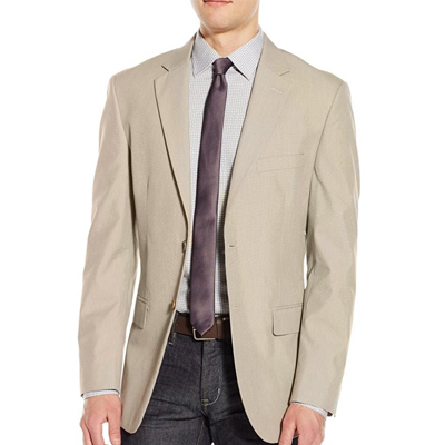 帅气！Nautica 诺帝卡 Vertical Suit 男款西装外套