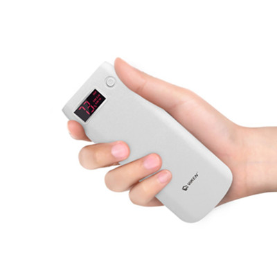 时尚人性化！维肯 移动电源 充电宝 V69 15600mAh