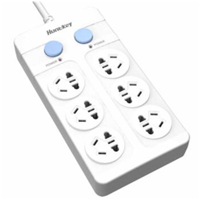 近期好价！Huntkey航嘉大白602 6位1.8米单排开关