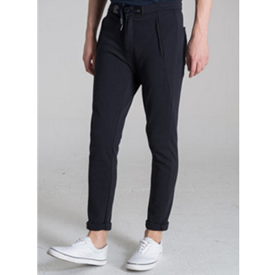 休闲易搭！C＆A男式人字纹系带商务西裤CA200170933